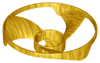 Part 18592 - Propeller 3 Blade 13 Diameter (Ninjago Airjitzu Flyer Vortex Rotor) - De BrickPlaats