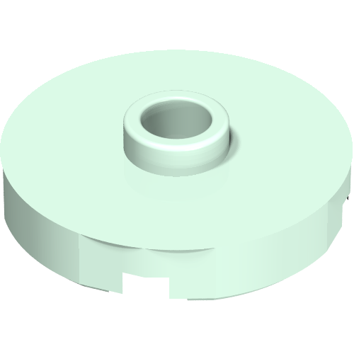 Part 18674 - Tile, Round 2 x 2 with Open Stud - De BrickPlaats