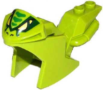 Part 18895pb06 - Motorcycle Fairing, Racing (Sport) Bike with Snake Face Pattern - De BrickPlaats