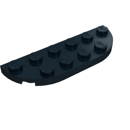 Part 18980 - Plate, Round Corner 2 x 6 Double - De BrickPlaats