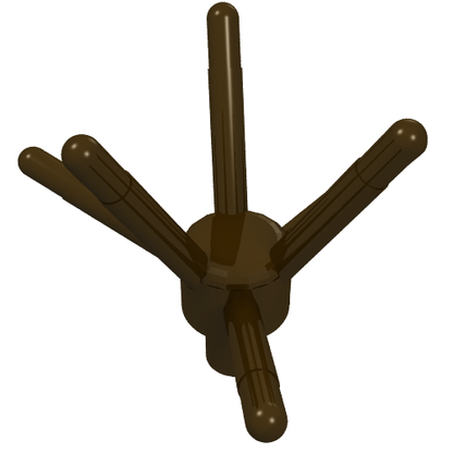Part 19119 - Plant Flower Stem with Bar and 6 Stems - De BrickPlaats