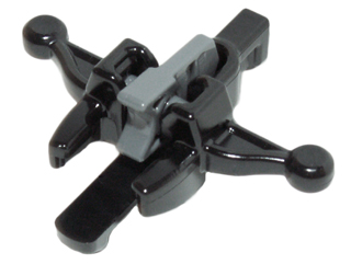Part 20105c01 - Minifigure, Weapon Crossbow with Mini Blaster / Shooter with Dark Bluish Gray Trigger (20105 / 15392) - De BrickPlaats