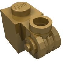 Part 20310 - Brick, Modified 1 x 1 with Scroll with Hollow Stud - De BrickPlaats