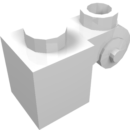 Part 20310 - Brick, Modified 1 x 1 with Scroll with Hollow Stud - De BrickPlaats
