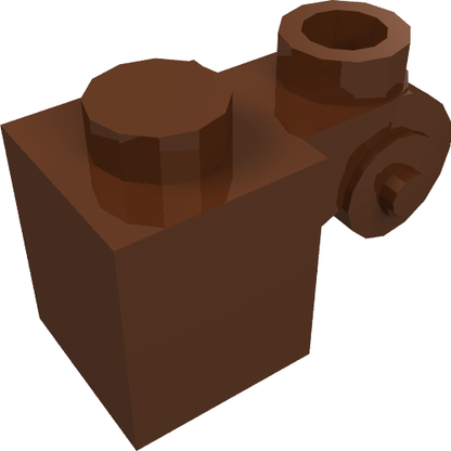 Part 20310 - Brick, Modified 1 x 1 with Scroll with Hollow Stud - De BrickPlaats