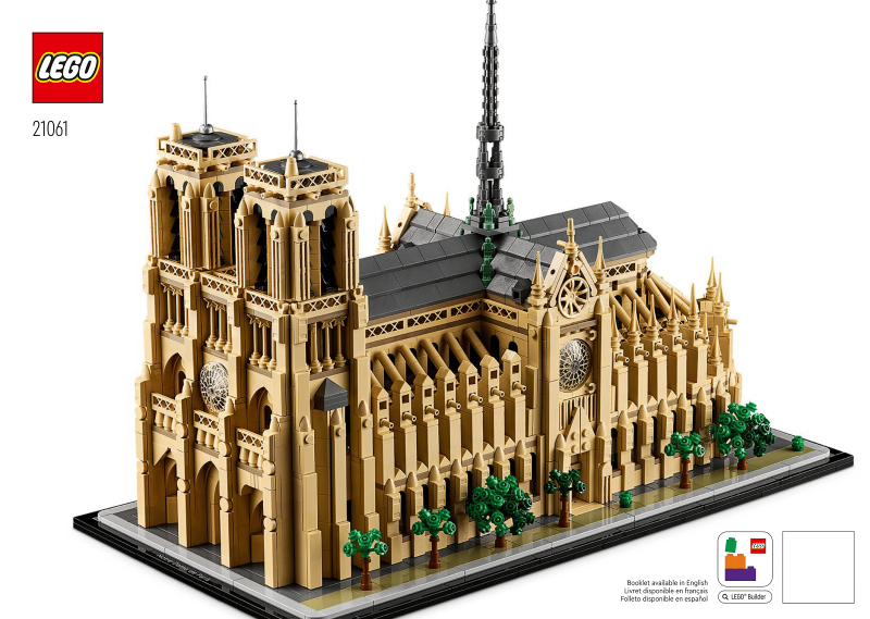Instruction 21061 - Notre-Dame de Paris - De BrickPlaats
