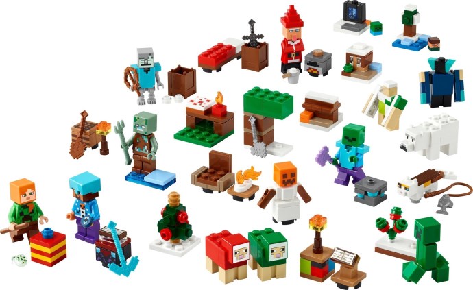 Set 21280 - Advent Calendar 2025, Minecraft - De BrickPlaats