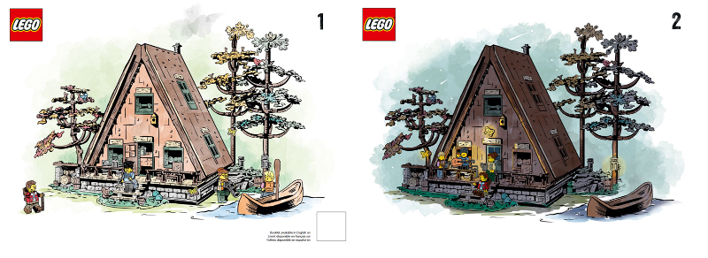 Instruction 21338 - A-Frame Cabin - De BrickPlaats