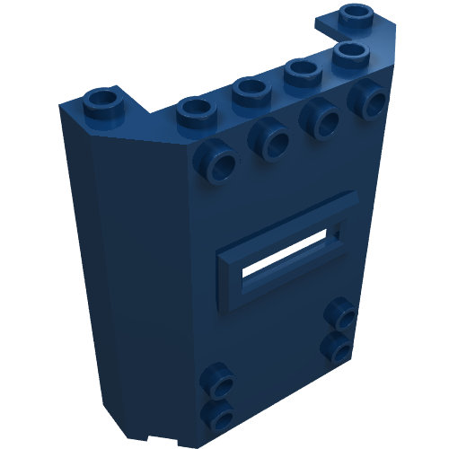 Part 22387 - Panel 2 x 6 x 6 with Window Slot - De BrickPlaats