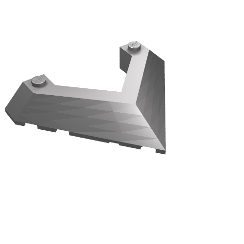 Part 22390 - Wedge 6 x 8 Pointed Cutout - De BrickPlaats