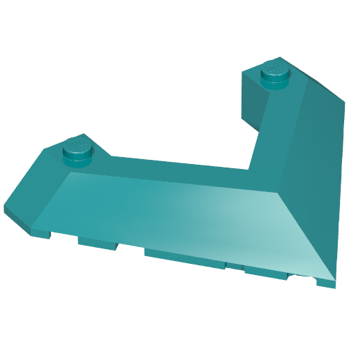 Part 22390 - Wedge 6 x 8 Pointed Cutout - De BrickPlaats
