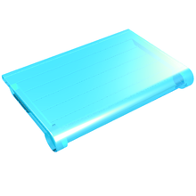 Part 2348b - Glass for Hinge Car Roof 4 x 4 Sunroof with Ridges - De BrickPlaats