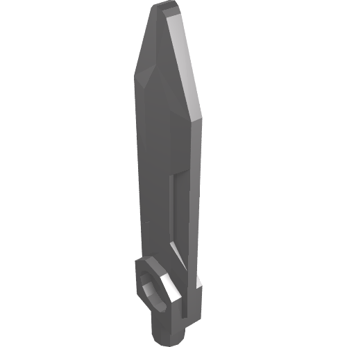 Part 23860 - Minifigure, Weapon Sword, Blade with Bar - De BrickPlaats