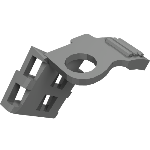 Part 23983 - Minifigure Armor Shoulder Pad with Scabbard for 2 Katanas - De BrickPlaats