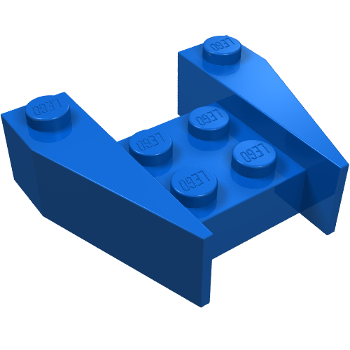 Part 2399 - Wedge 3 1/2 x 4 without Stud Notches - De BrickPlaats