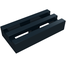 Part 2412a - Tile, Modified 1 x 2 Grille without Bottom Groove / Lip - De BrickPlaats