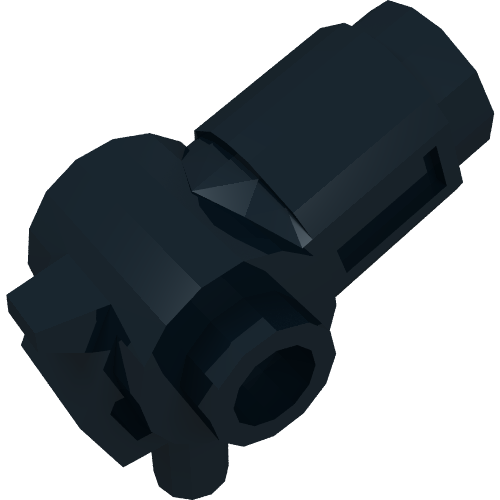 Part 24144 - Minifigure, Weapon Gun, Blaster with Hollow Studs on Sides and Inside Axle Holder - De BrickPlaats