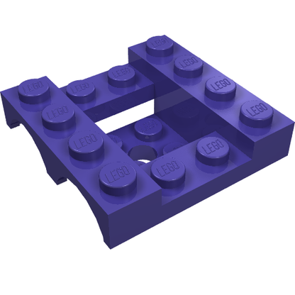 Part 24151 - Vehicle, Mudguard 4 x 4 x 1 1/3 Double - De BrickPlaats