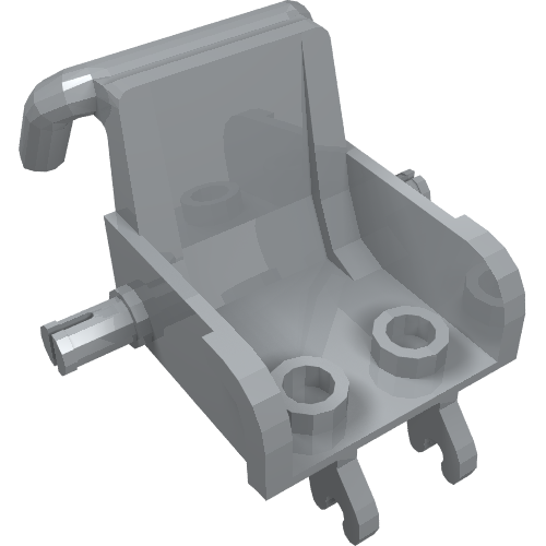 Part 24312 - Minifigure, Utensil Wheelchair Seat - De BrickPlaats