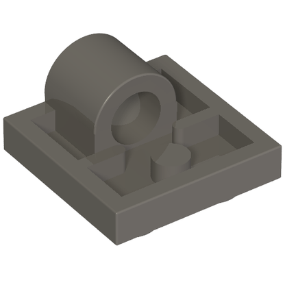 Part 2444 - Plate, Modified 2 x 2 with Pin Hole - De BrickPlaats