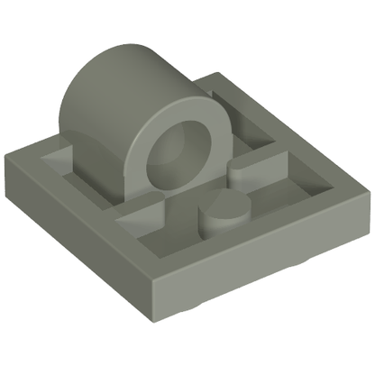 Part 2444 - Plate, Modified 2 x 2 with Pin Hole - De BrickPlaats
