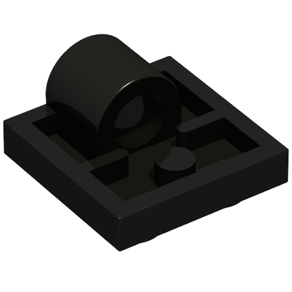 Part 2444 - Plate, Modified 2 x 2 with Pin Hole - De BrickPlaats