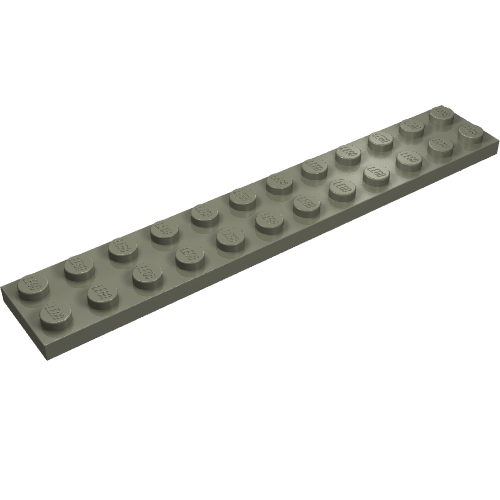 Part 2445 - Plate 2 x 12 - De BrickPlaats