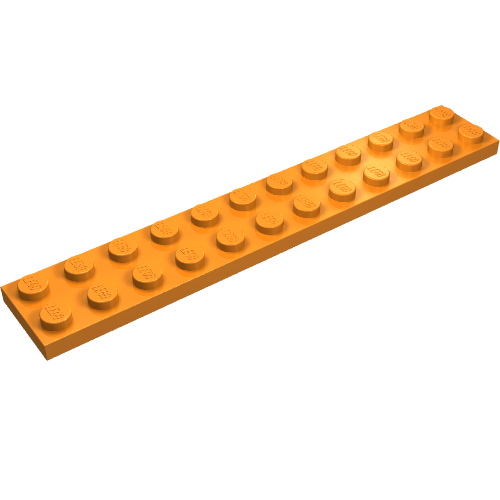 Part 2445 - Plate 2 x 12 - De BrickPlaats
