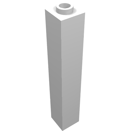 Part 2453a - Brick 1 x 1 x 5 - Blocked Open Stud or Hollow Stud - De BrickPlaats