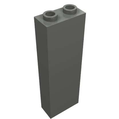 Part 2454 - Brick 1 x 2 x 5 - Blocked Open Studs or Hollow Studs - De BrickPlaats