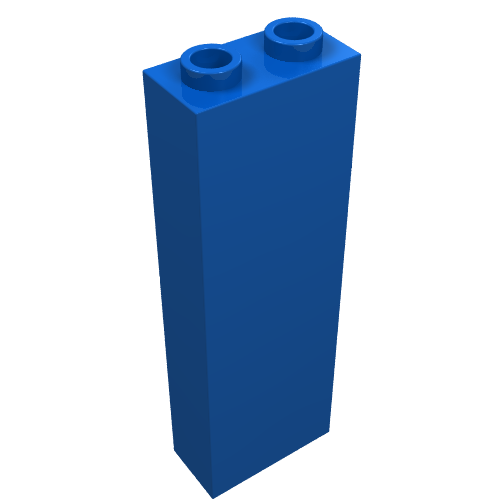 Part 2454 - Brick 1 x 2 x 5 - Blocked Open Studs or Hollow Studs - De BrickPlaats