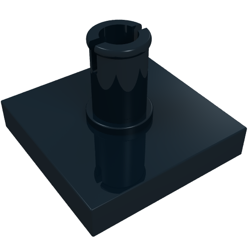 Part 2460 - Tile, Modified 2 x 2 with Pin - De BrickPlaats