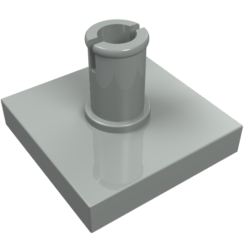 Part 2460 - Tile, Modified 2 x 2 with Pin - De BrickPlaats