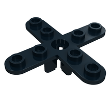 Part 2479 - Propeller 4 Blade 5 Diameter with Rounded Ends and Open Hub - De BrickPlaats
