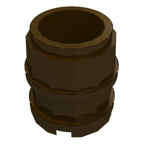 Part 2489 - Container, Barrel 2 x 2 x 2 - De BrickPlaats