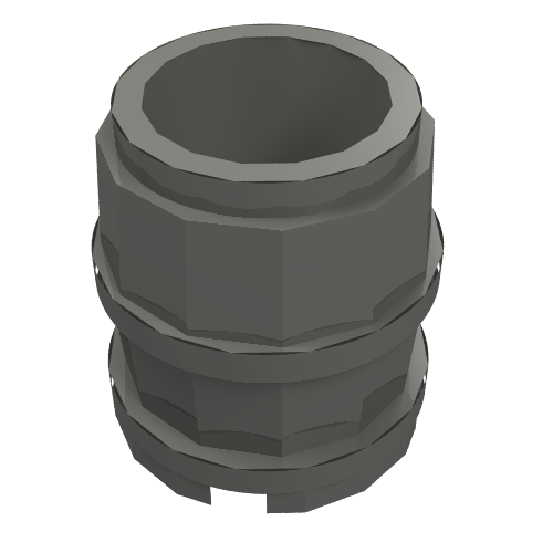 Part 2489 - Container, Barrel 2 x 2 x 2 - De BrickPlaats