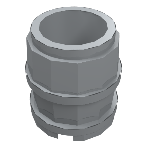 Part 2489 - Container, Barrel 2 x 2 x 2 - De BrickPlaats