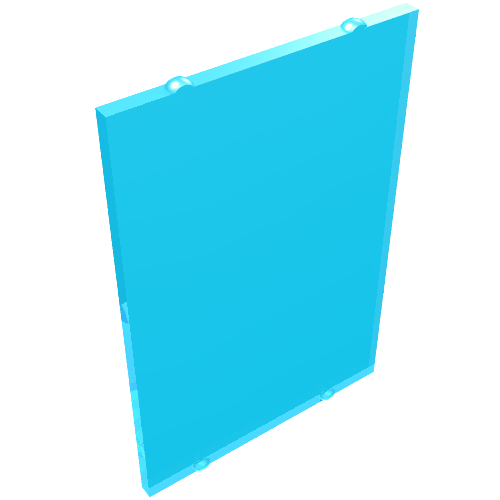 Part 2494 - Glass for Window 1 x 4 x 5 - De BrickPlaats