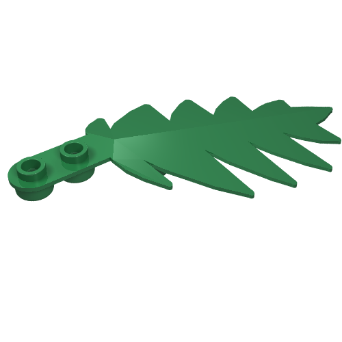 Part 2518 - Plant, Tree Palm Leaf Large 10 x 5 - De BrickPlaats
