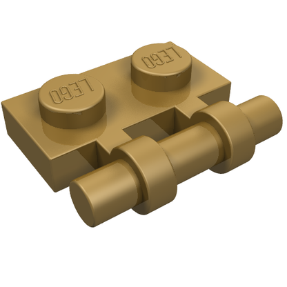 Part 2540 - Plate, Modified 1 x 2 with Bar Handle on Side - Free Ends - De BrickPlaats