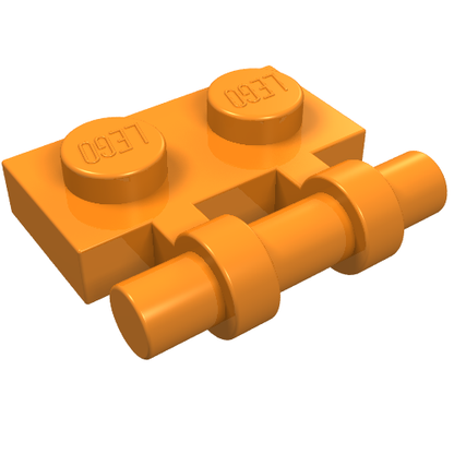 Part 2540 - Plate, Modified 1 x 2 with Bar Handle on Side - Free Ends - De BrickPlaats