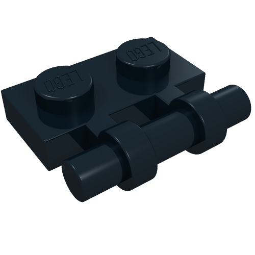 Part 2540 - Plate, Modified 1 x 2 with Bar Handle on Side - Free Ends - De BrickPlaats
