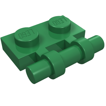 Part 2540 - Plate, Modified 1 x 2 with Bar Handle on Side - Free Ends - De BrickPlaats