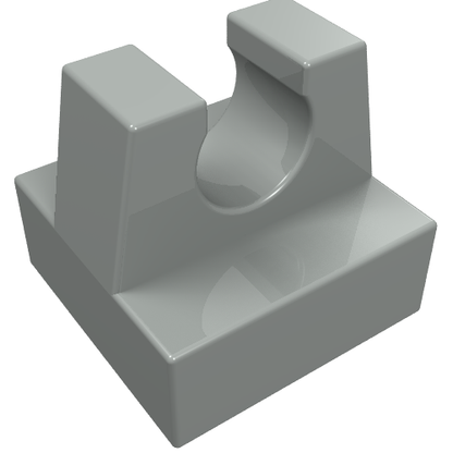 Part 2555 - Tile, Modified 1 x 1 with Clip - De BrickPlaats