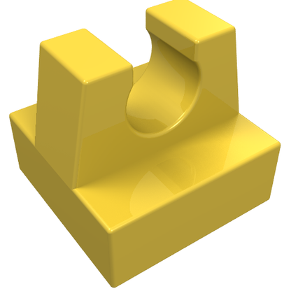 Part 2555 - Tile, Modified 1 x 1 with Clip - De BrickPlaats
