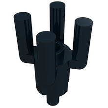Part 2566 - Bar 1.2L with Top Stud and 4 Bar Arms Up (Palm Tree Top) - De BrickPlaats