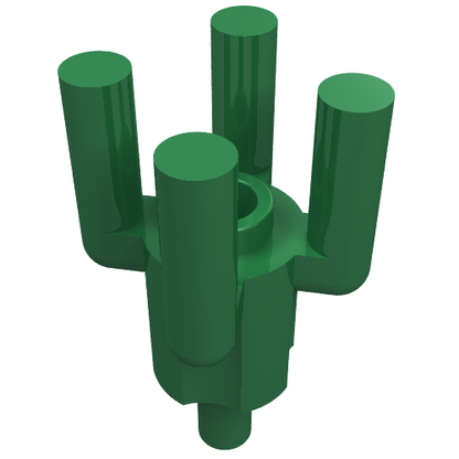 Part 2566 - Bar 1.2L with Top Stud and 4 Bar Arms Up (Palm Tree Top) - De BrickPlaats