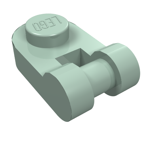 Part 26047 - Plate, Round 1 x 1 with Bar Handle - De BrickPlaats
