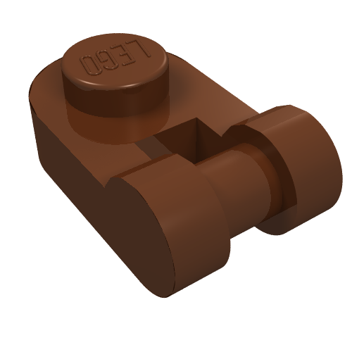 Part 26047 - Plate, Round 1 x 1 with Bar Handle - De BrickPlaats