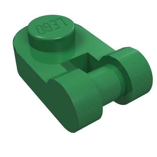 Part 26047 - Plate, Round 1 x 1 with Bar Handle - De BrickPlaats